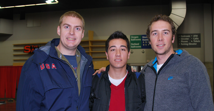 Olympic Hopefuls Seth Kelsey, Gerek Meinhardt, Soren Thompson